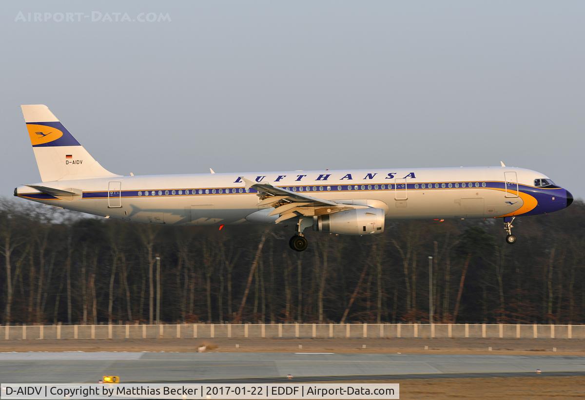 D-AIDV, 2012 Airbus A321-231 C/N 5413, D-AIDV