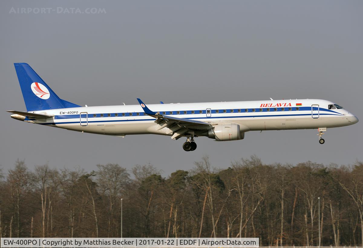 EW-400PO, 2014 Embraer 195LR (ERJ-190-200LR) C/N 19000668, EW-400PO