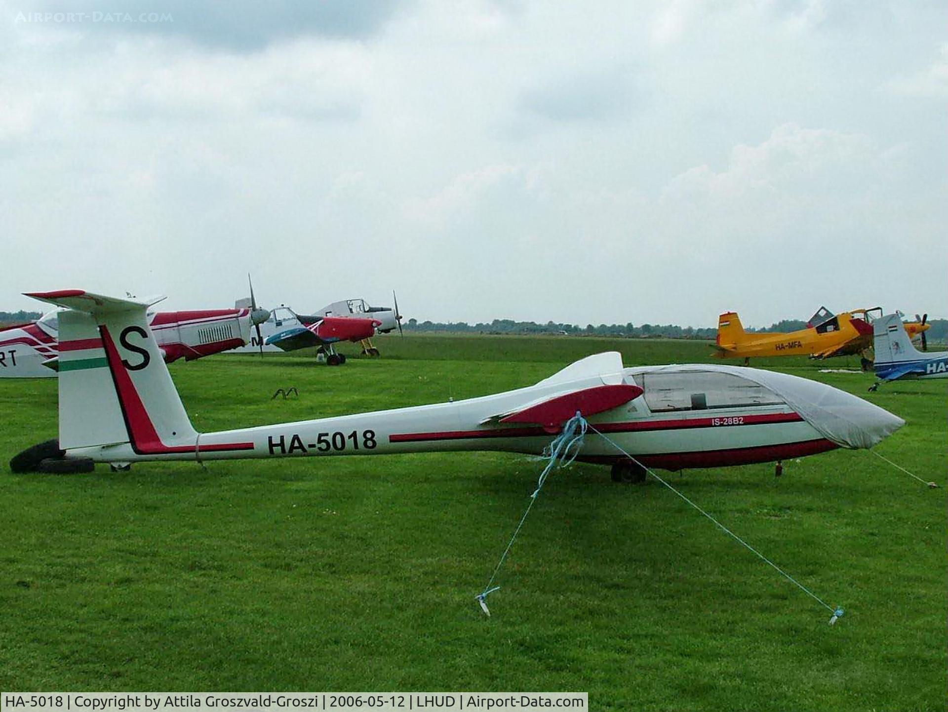 HA-5018, 1981 ICA-Brasov IS-28B2 C/N 331, Szeged Airport, Hungary