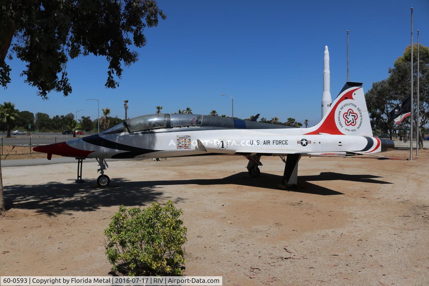 60-0593, 1961 Northrop T-38A Talon C/N N.5166, T-38A Talon