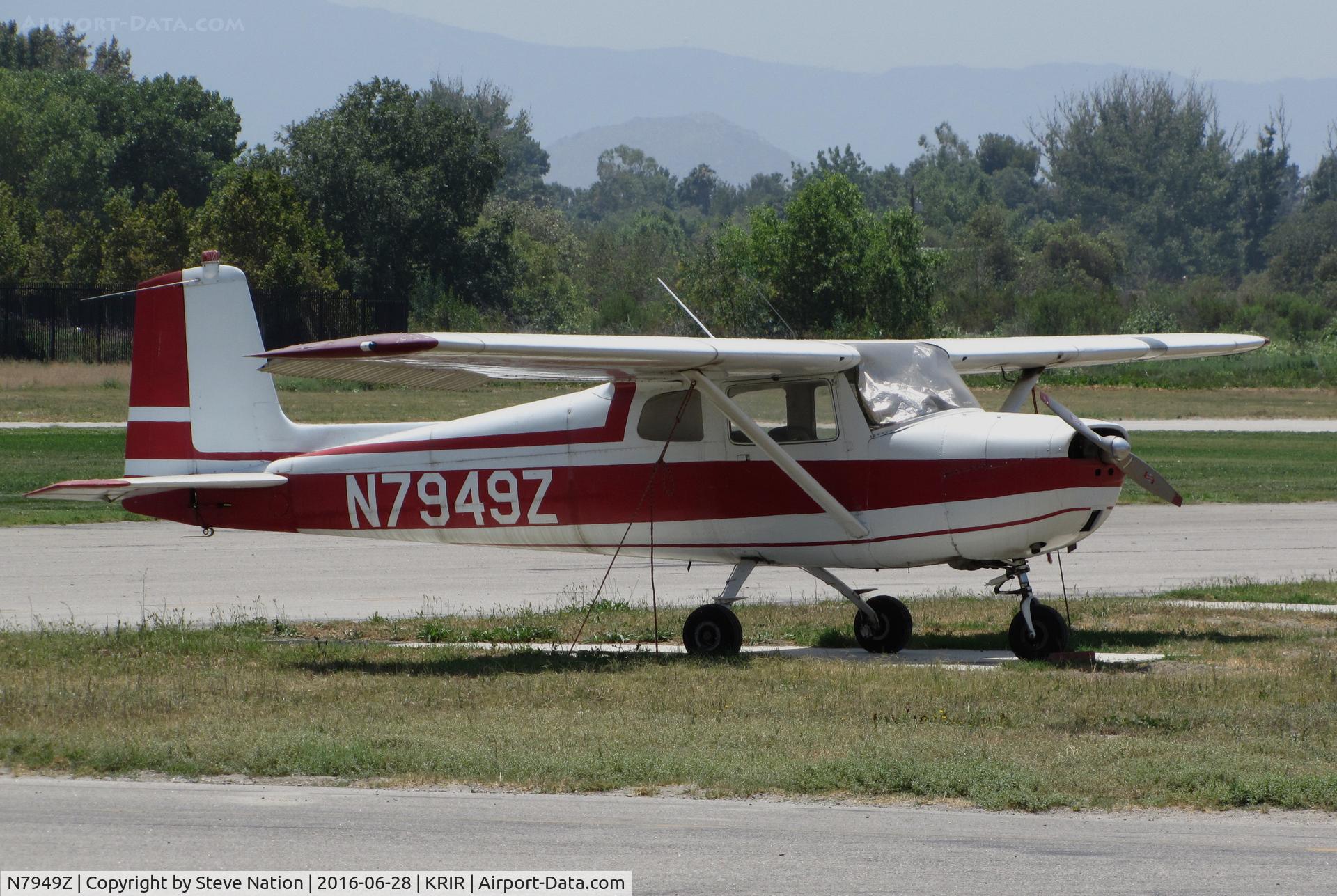 N7949Z, 1963 Cessna 150C C/N 15060049, Locally-based 1963 Cessna 150C @ Flabaob Airport, Riverside, CA