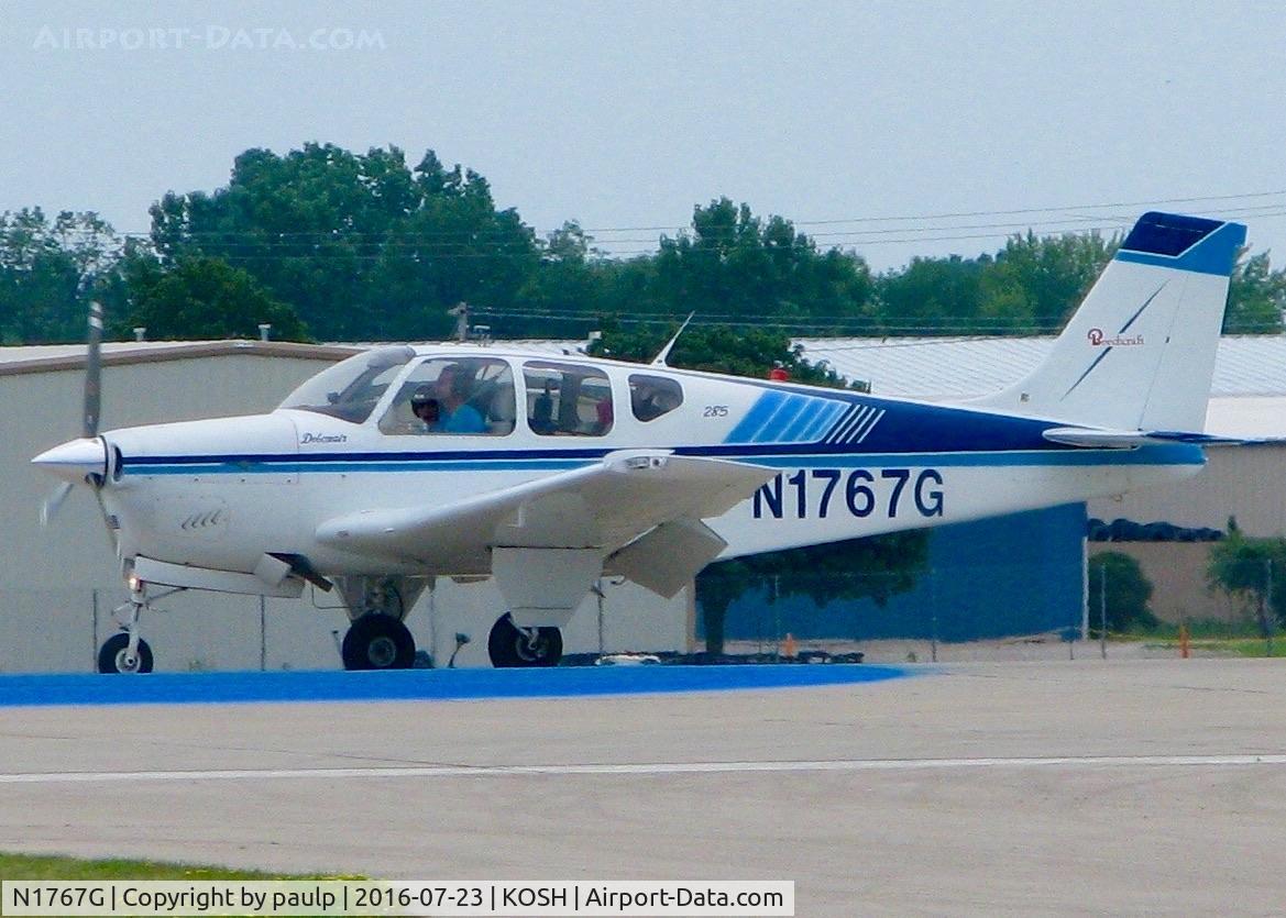 N1767G, 1962 Beech 35-B33 Debonair C/N CD-539, At Oshkosh.