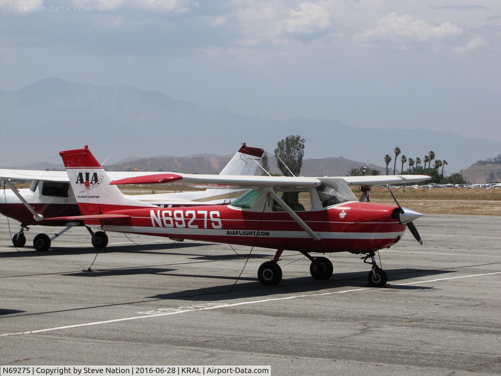 N6927S, 1967 Cessna 150H C/N 15067627, AIA Flight Center (dba Hickslanders LLC, Brea, CA) 1967 Cessna 150H @ Riverside MAP, CA