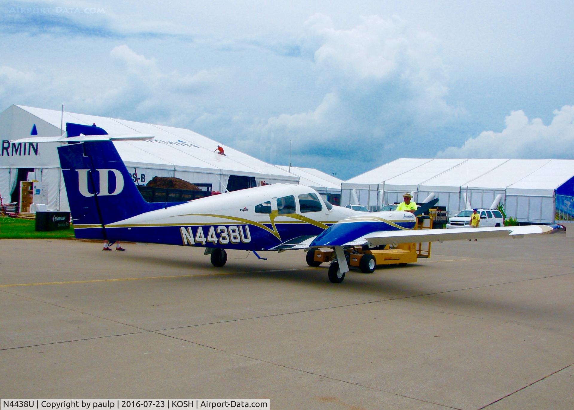 N4438U, 2015 Piper PA-44-180 Seminole C/N 4496389, At Oshkosh.