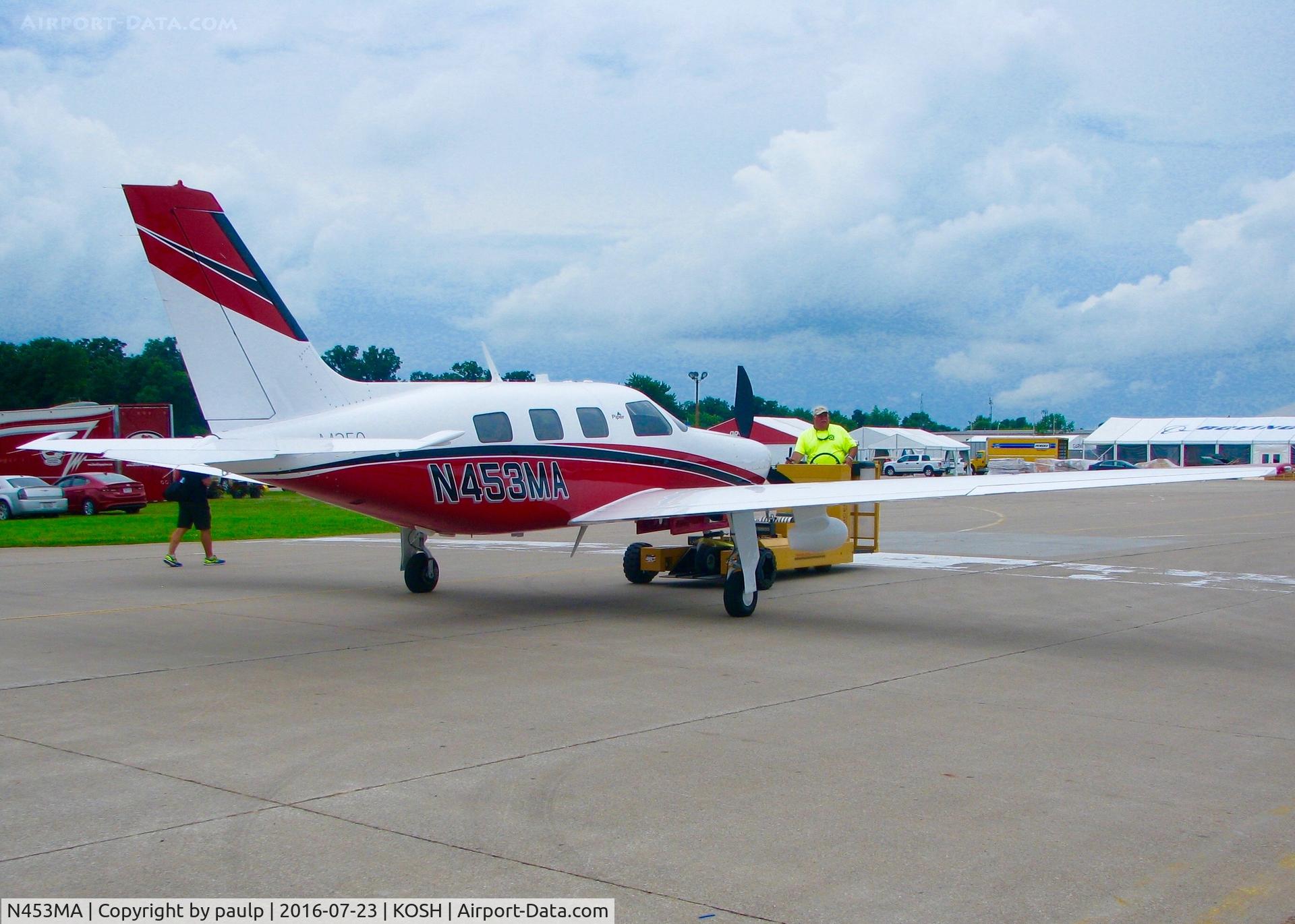 N453MA, 2016 Piper PA-46-350P Malibu Mirage Malibu Mirage C/N 4636687, At Oshkosh.
