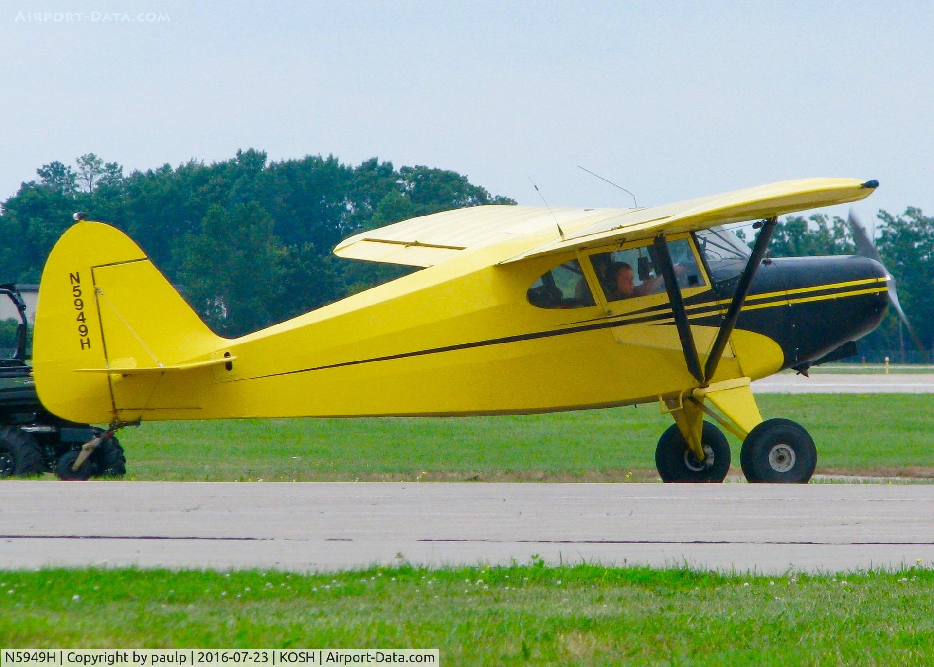 N5949H, 1949 Piper PA-16 Clipper C/N 16-573, At Oshkosh.