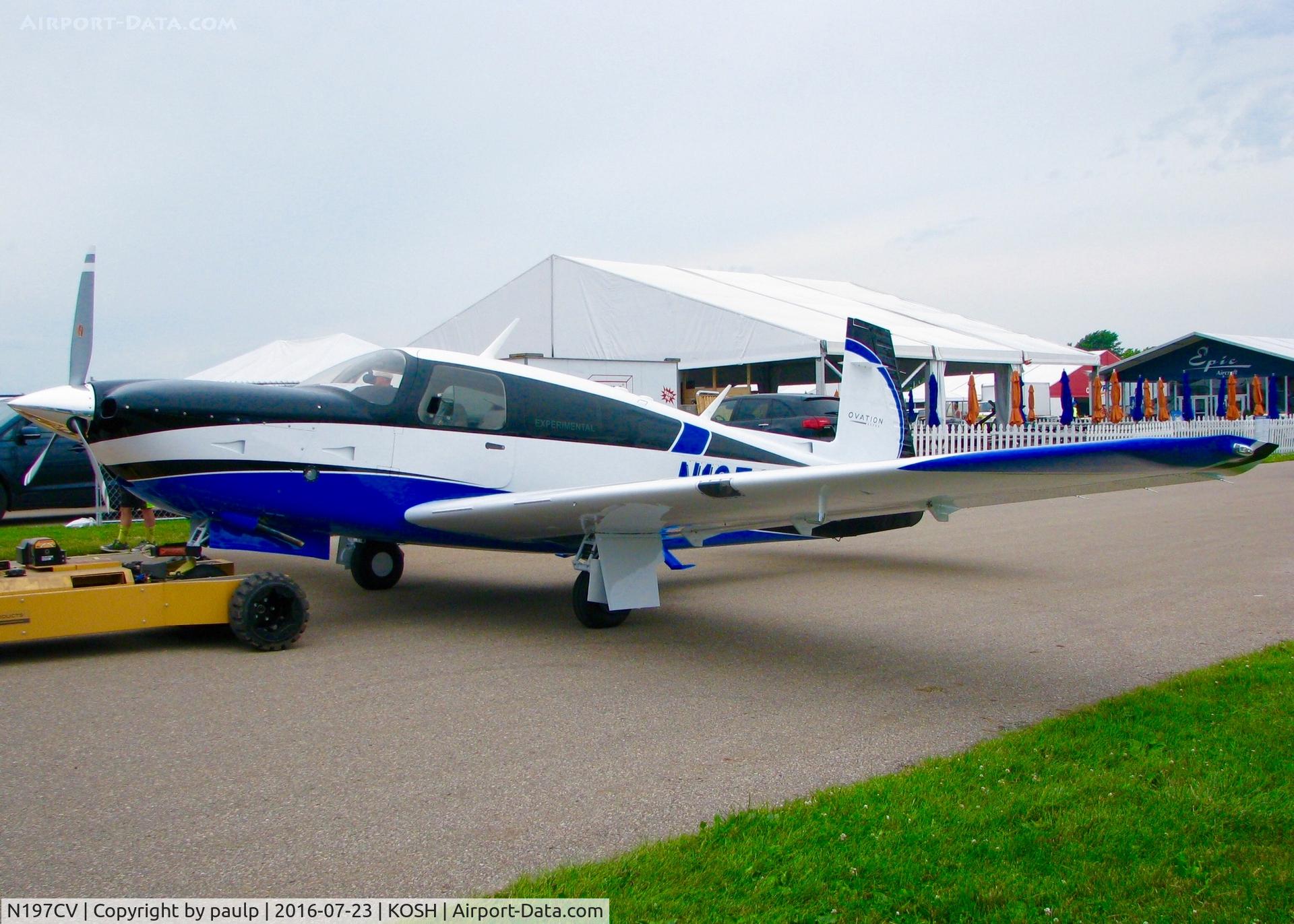 N197CV, 2016 Mooney M20U C/N 32-0001, At Oshkosh.