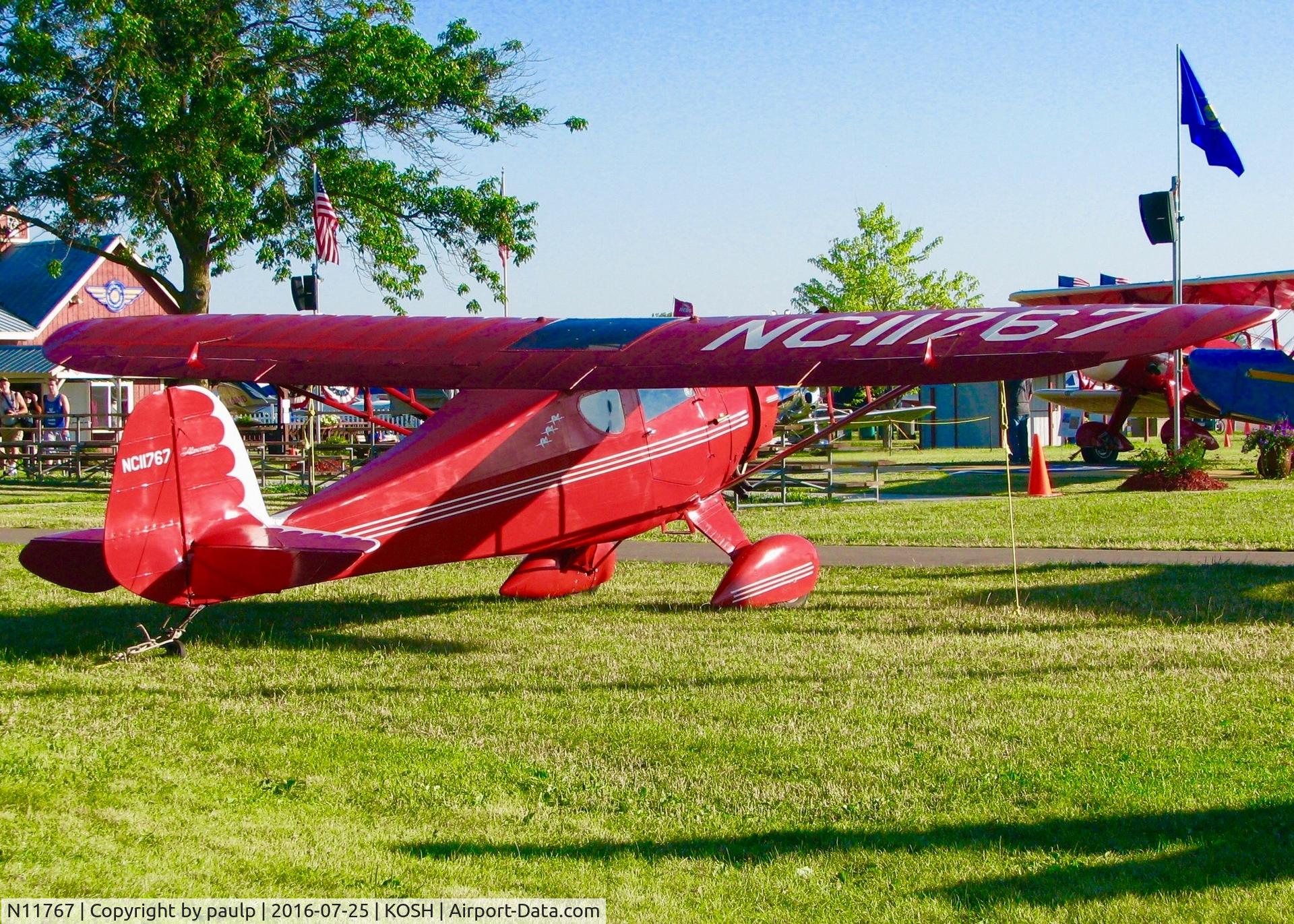 N11767, 1935 Monocoupe 90A C/N A696, At Oshkosh.