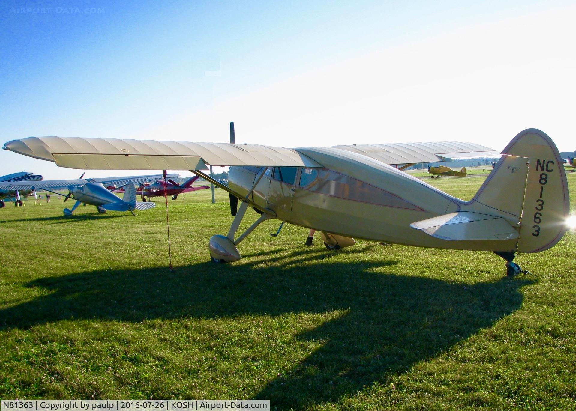 N81363, 1946 Fairchild 24R-46 C/N R46263, At Oshkosh.