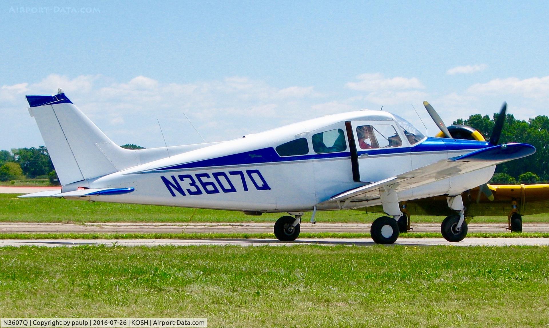 N3607Q, 1967 Beech A23-24 Musketeer Super III C/N MA-207, At Oshkosh.