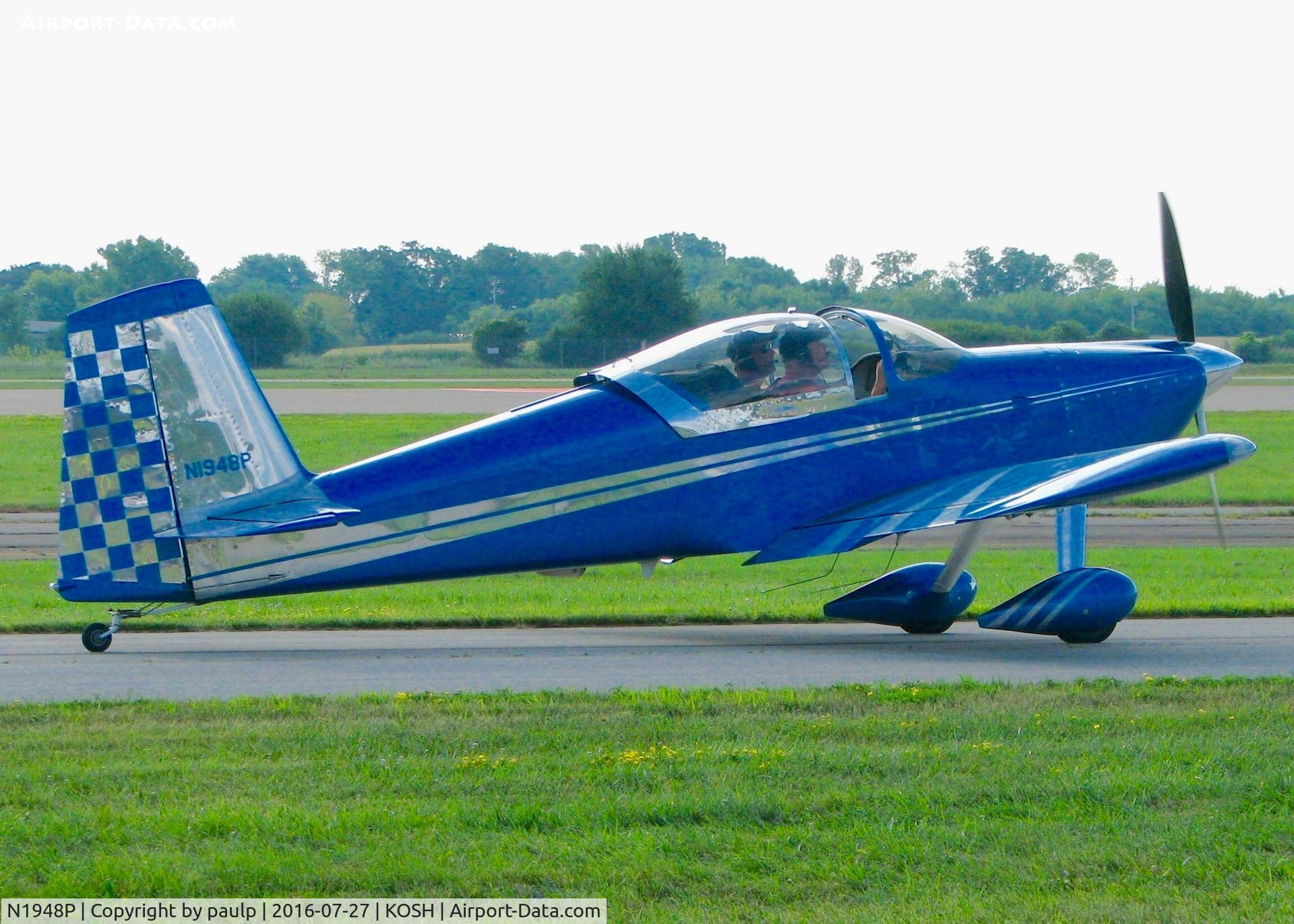 N1948P, Vans RV-7 C/N 72001, At Oshkosh.