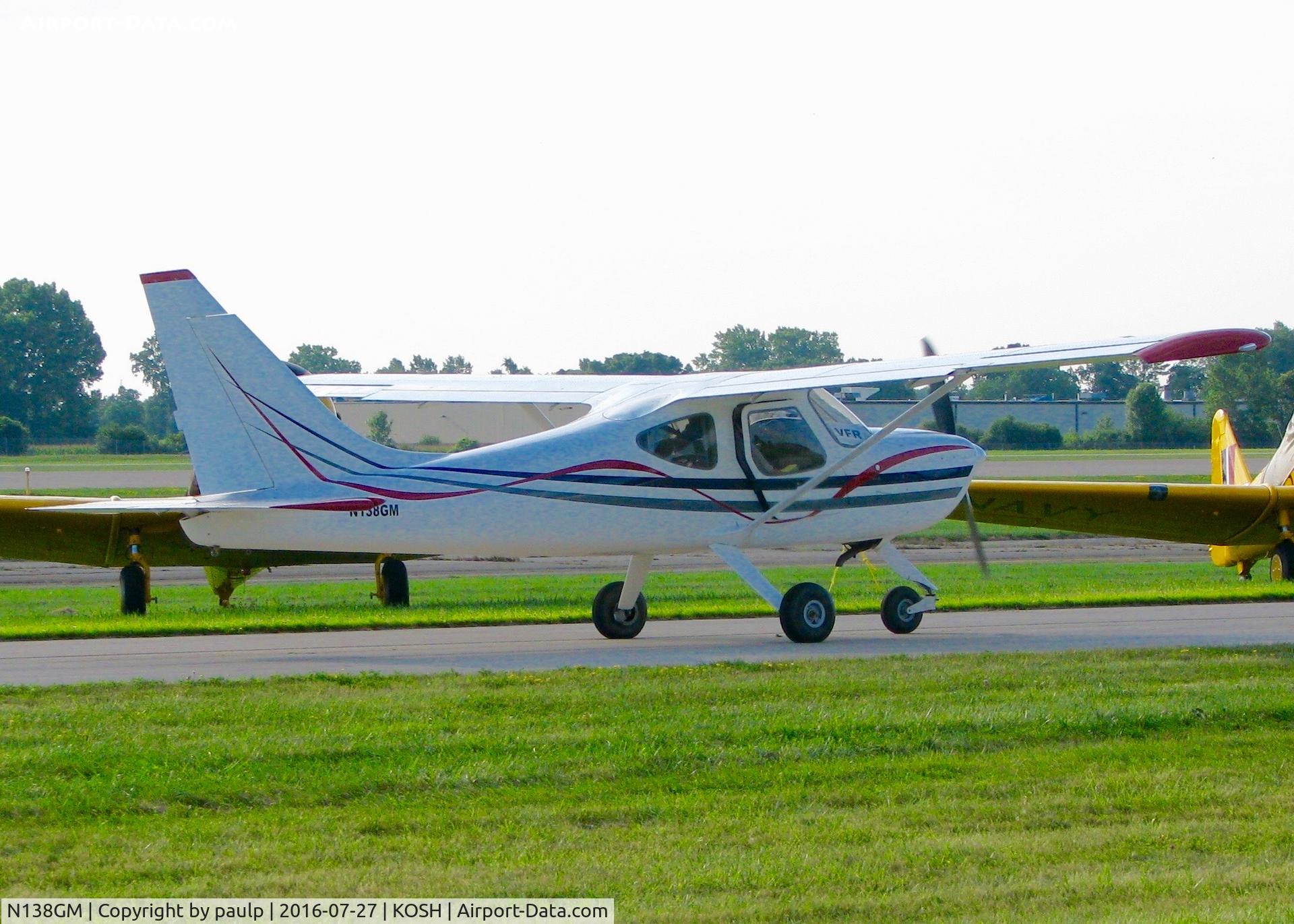 N138GM, 2013 Glasair GS-2 Sportsman C/N 7385, At Oshkosh.