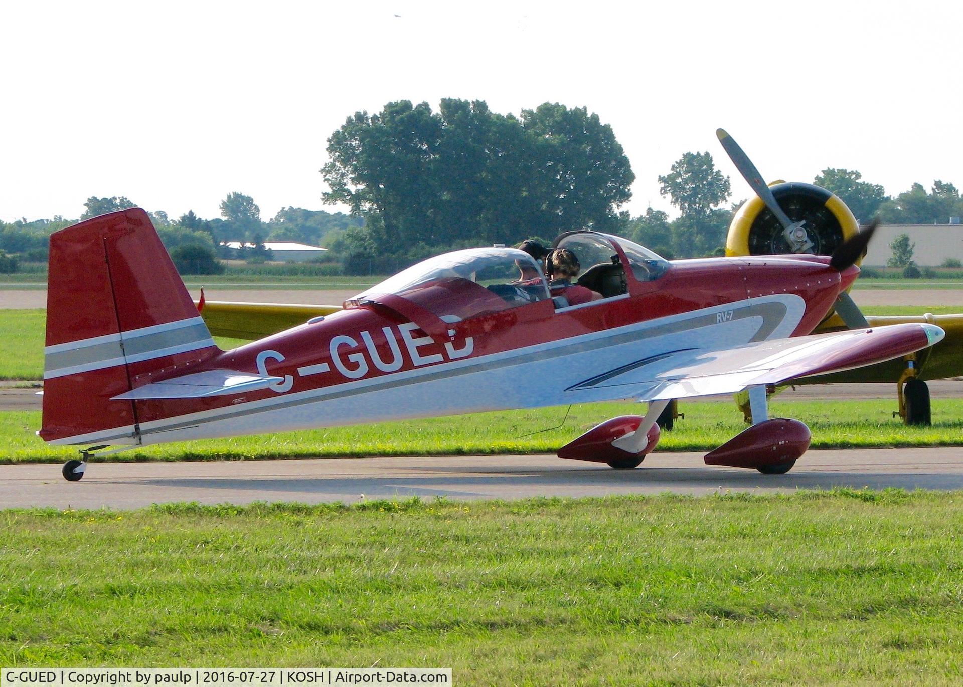 C-GUED, 2010 Vans RV-7 C/N 72257, At Oshkosh.