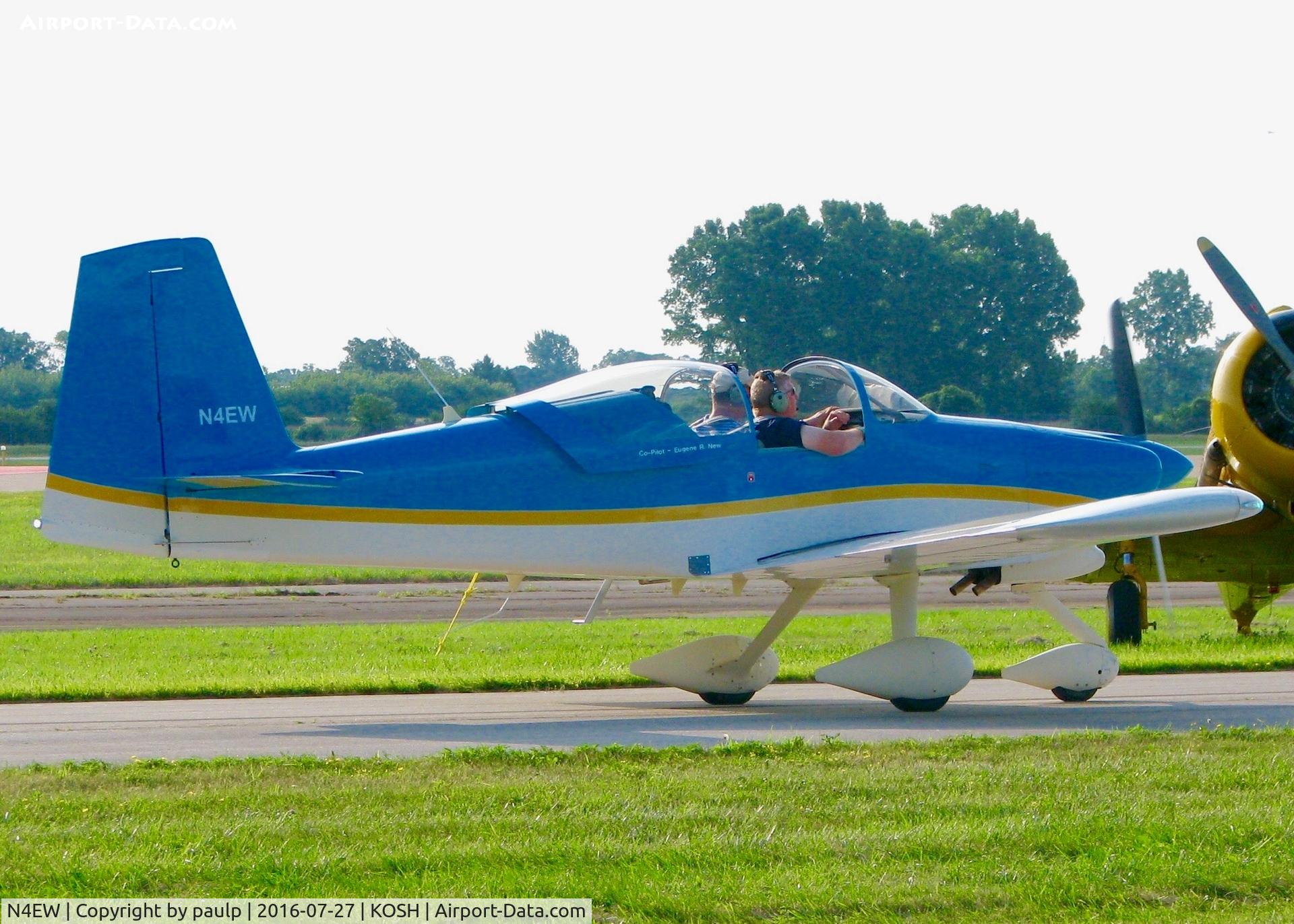 N4EW, 2015 Vans RV-7A C/N 73494, At Oshkosh.