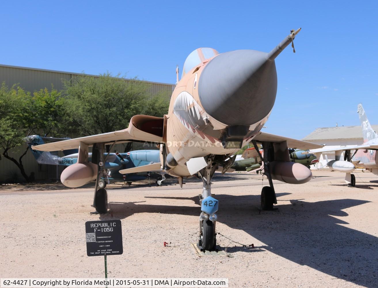 62-4427, Republic F-105G Thunderchief C/N F16, F-105G