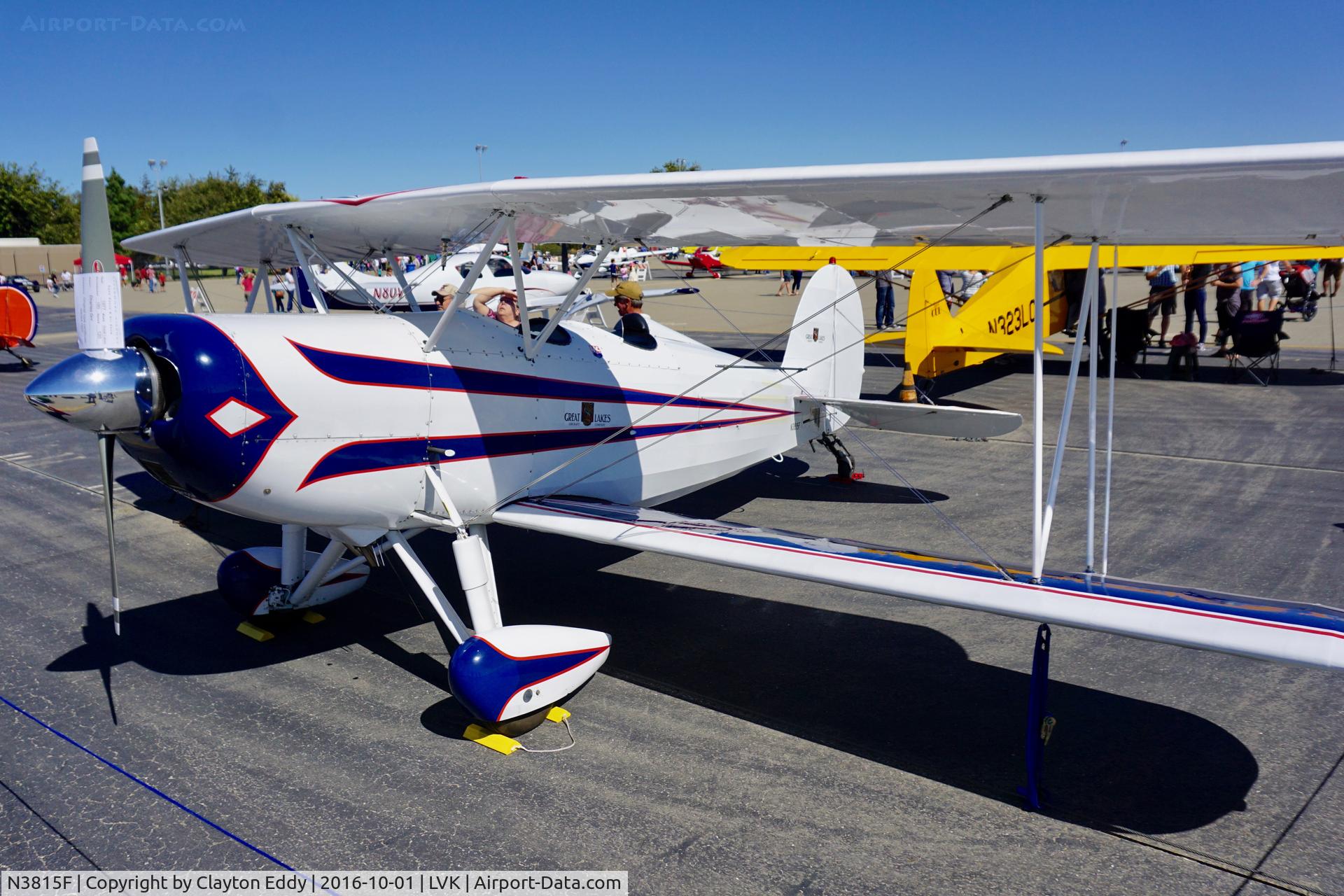 N3815F, 1977 Great Lakes 2T-1A-2 Sport Trainer C/N 0783, Livermore Airport 2016