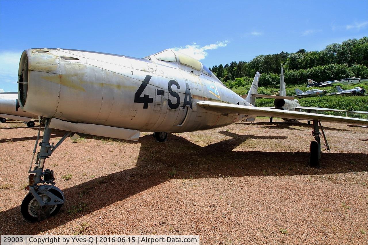 29003, General Motors F-84F Thunderstreak C/N Not found 52-9003, General Motors F-84F Thunderstreak, Preserved at Savigny-Les Beaune Museum