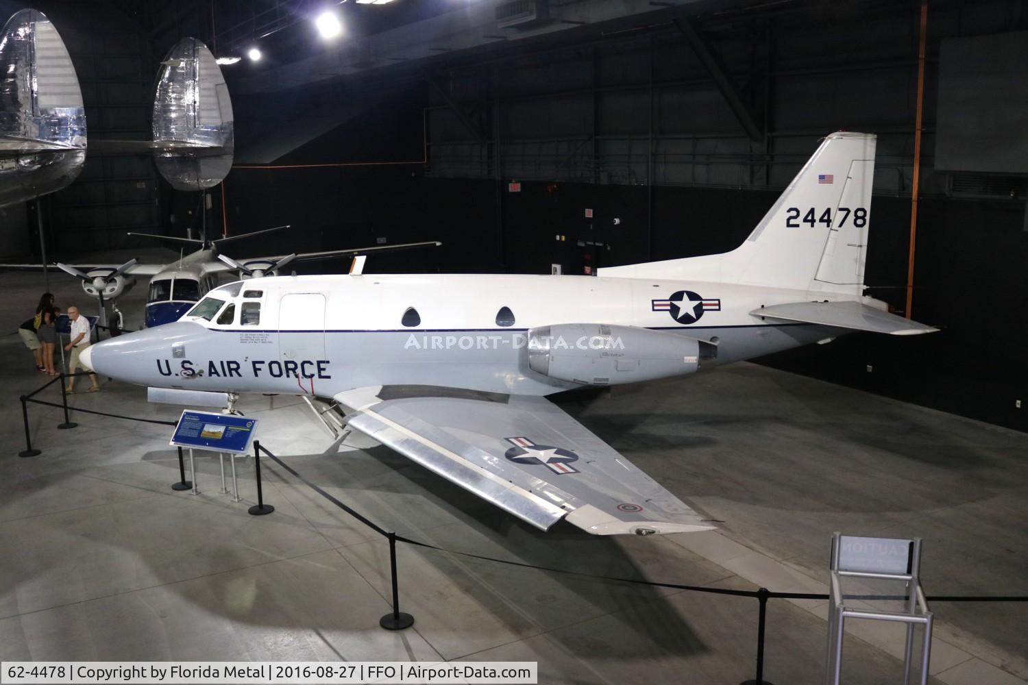 62-4478, 1962 North American T-39A Sabreliner Sabreliner C/N 276-31, T-39A