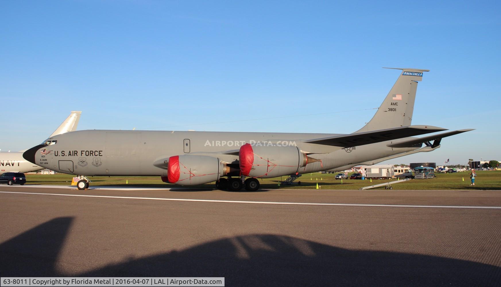 63-8011, 1963 Boeing KC-135R Stratotanker C/N 18628, KC-135R