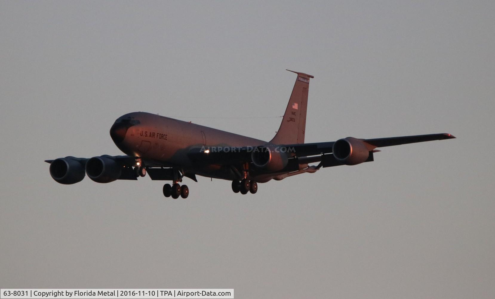 63-8031, 1963 Boeing KC-135R Stratotanker C/N 18648, KC-135R