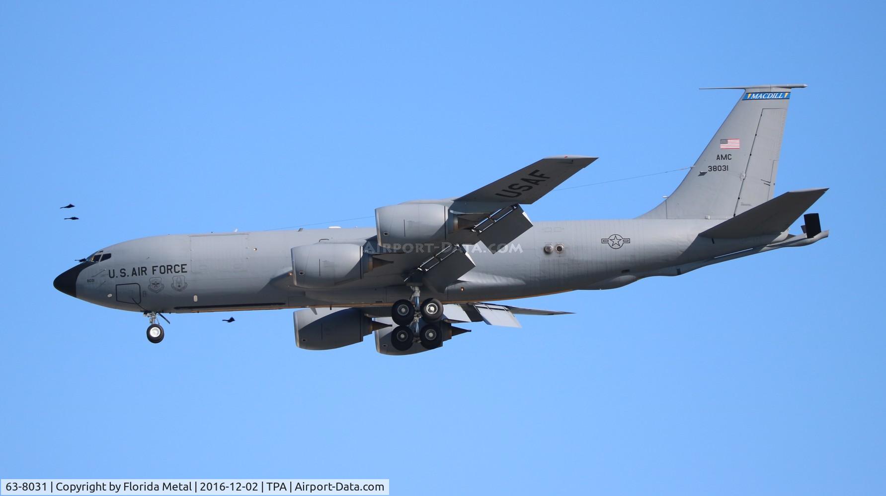 63-8031, 1963 Boeing KC-135R Stratotanker C/N 18648, KC-135R
