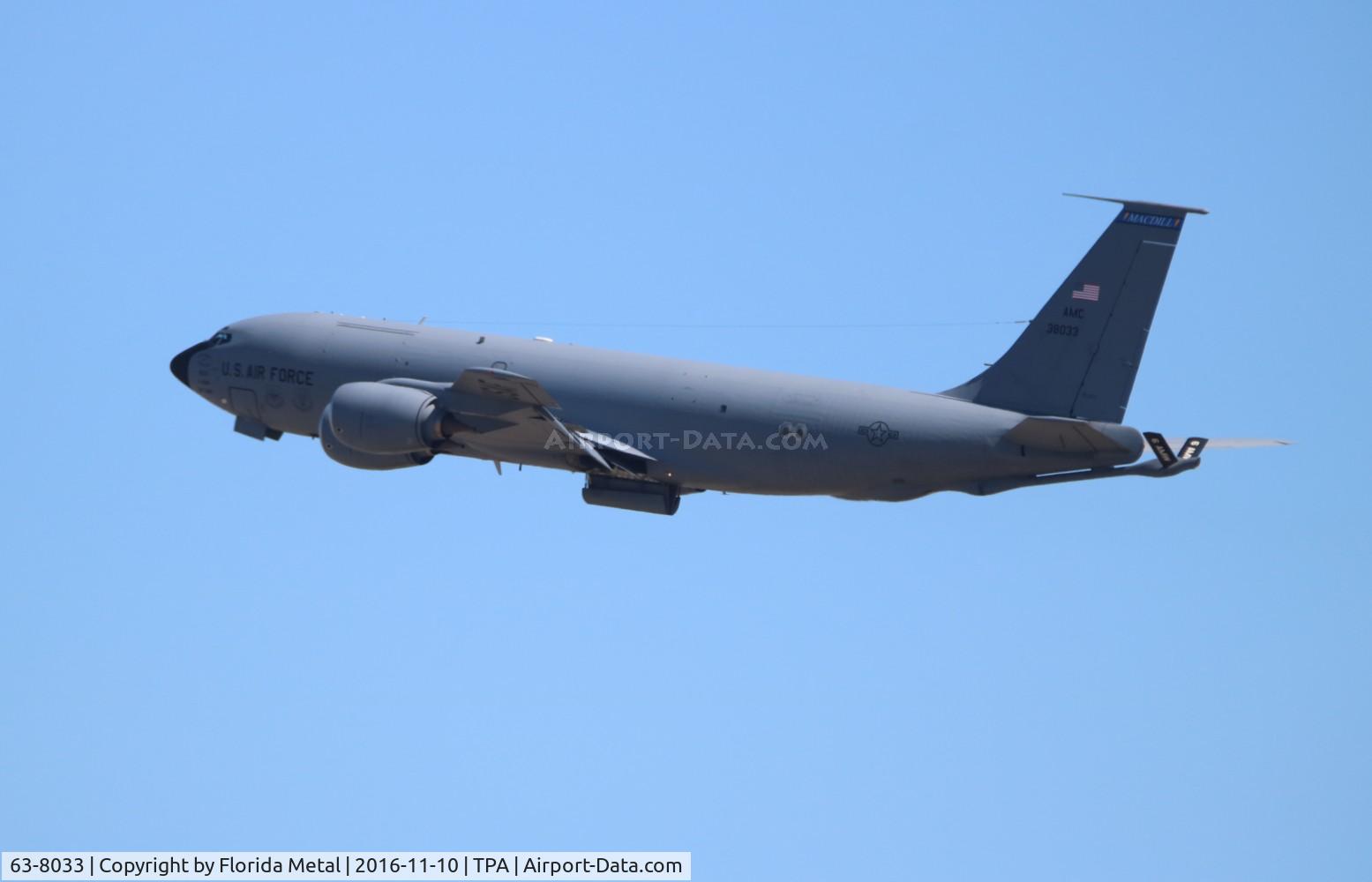 63-8033, 1963 Boeing KC-135R Stratotanker C/N 18650, KC-135R