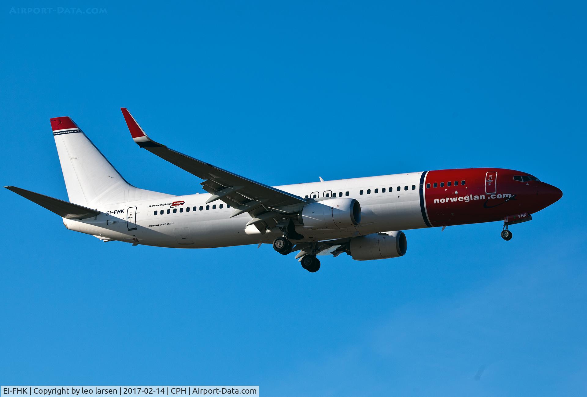 EI-FHK, 2015 Boeing 737-8JP C/N 41140, Copenhagen 14.2.2017