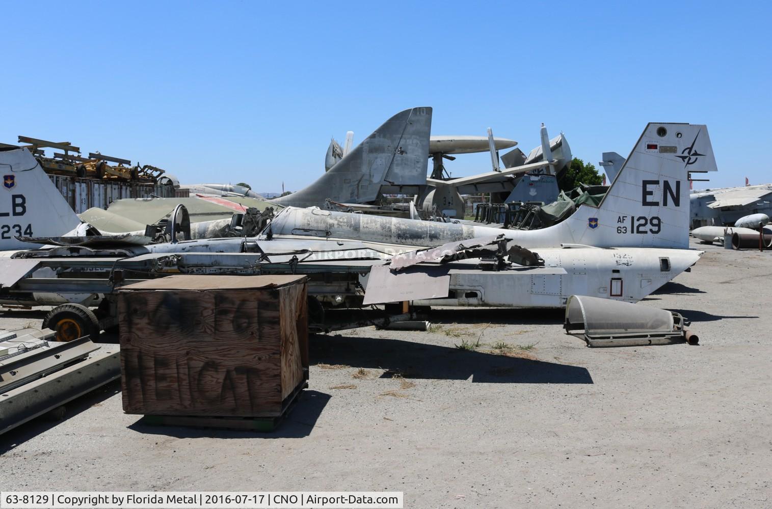63-8129, 1963 Northrop T-38A Talon C/N N.5476, T-38A