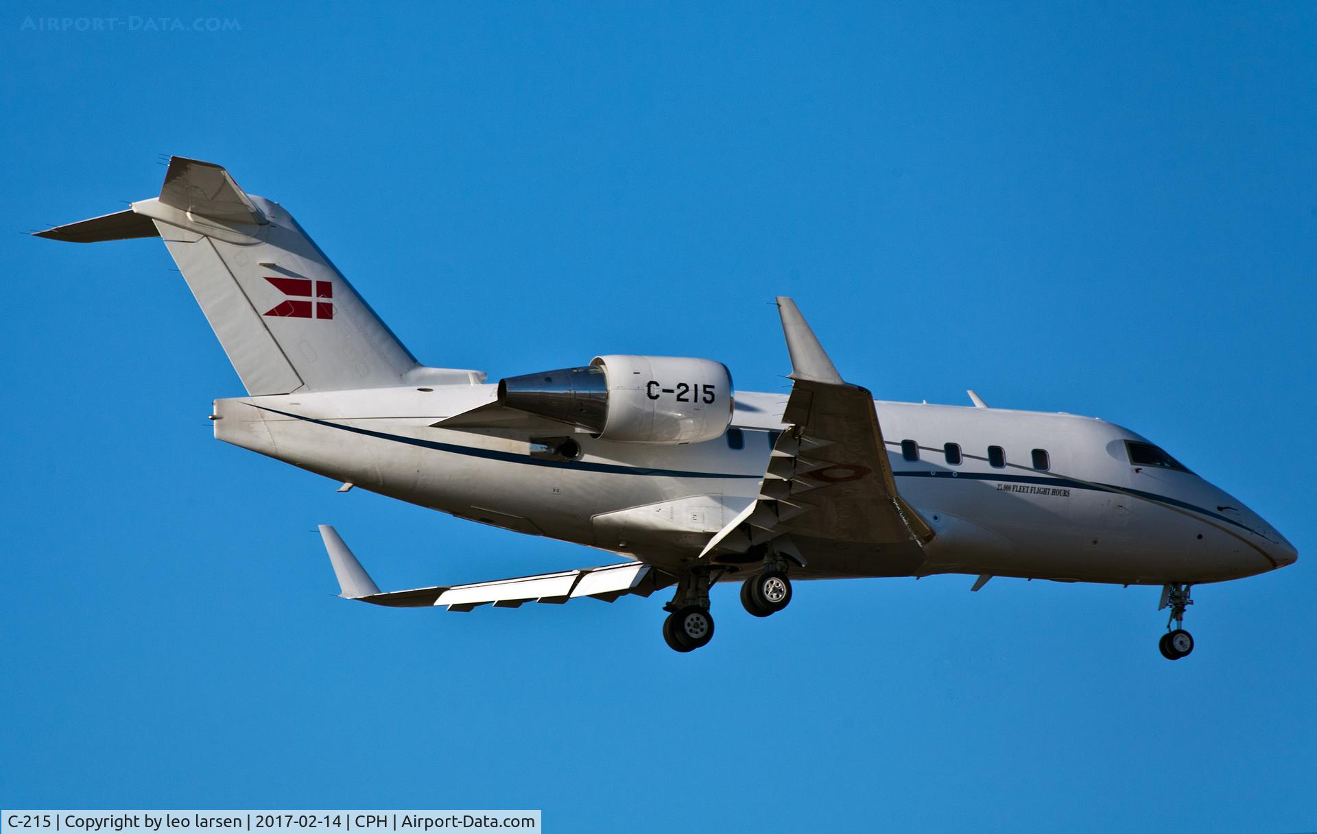 C-215, 2001 Bombardier Challenger 604 (CL-600-2B16) C/N 5515, Copenhagen 14.2.2017