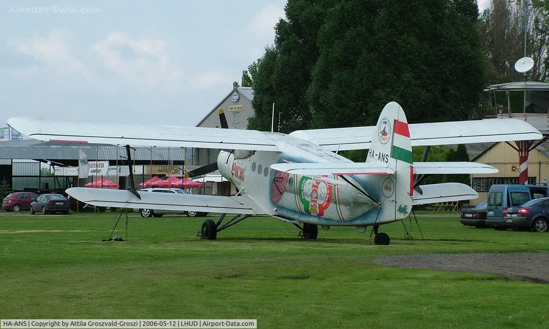 HA-ANS, Antonov An-2TD C/N 1G230-21, Szeged Airport, Hungary