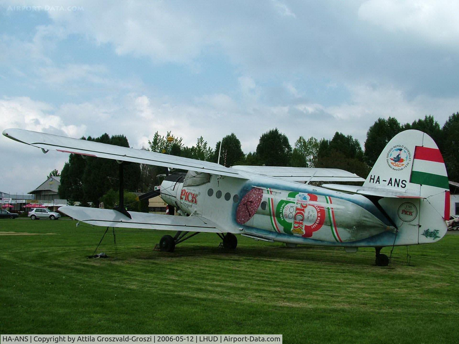HA-ANS, Antonov An-2TD C/N 1G230-21, Szeged Airport, Hungary