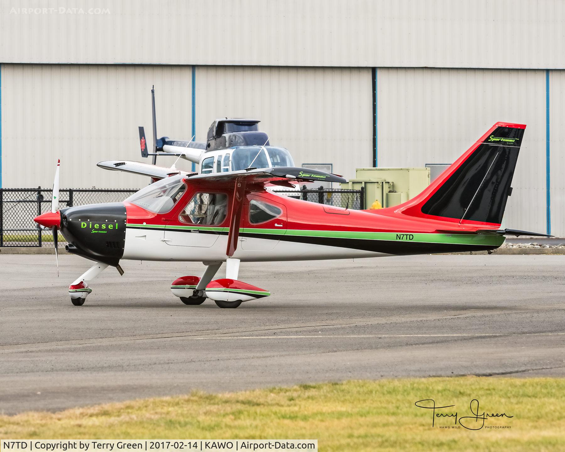 N7TD, 2014 Glasair GS-2 Sportsman C/N 7371, KAWO