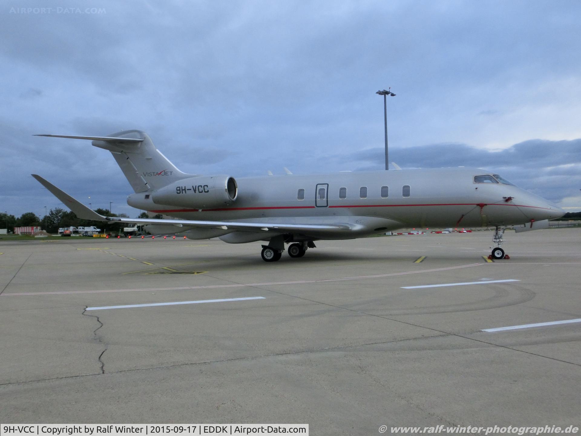 9H-VCC, 2015 Bombardier Challenger 350 (BD-100-1A10) C/N 20535, Bombardier BD-100-1A10 Challemger 350 - VJT VistaJet - 20535 - 9H-VCC - 17.09.2015 - CGN