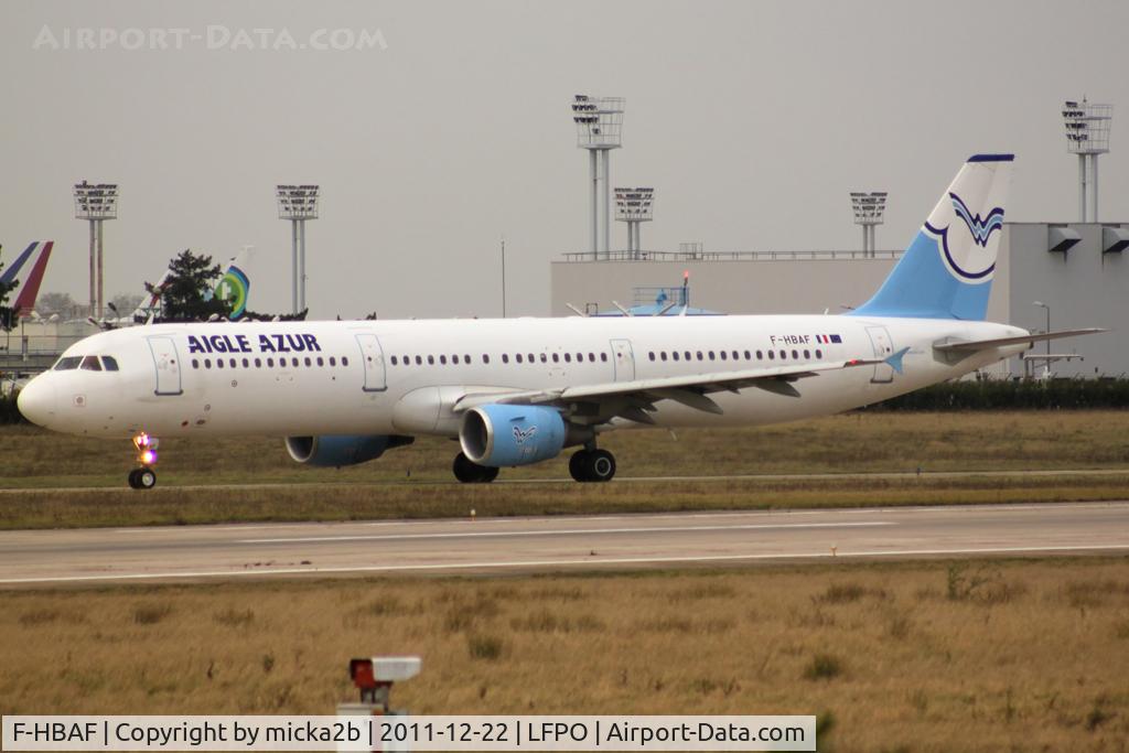F-HBAF, 1999 Airbus A321-211 C/N 1006, Taxiing. Scrapped in february 2020.