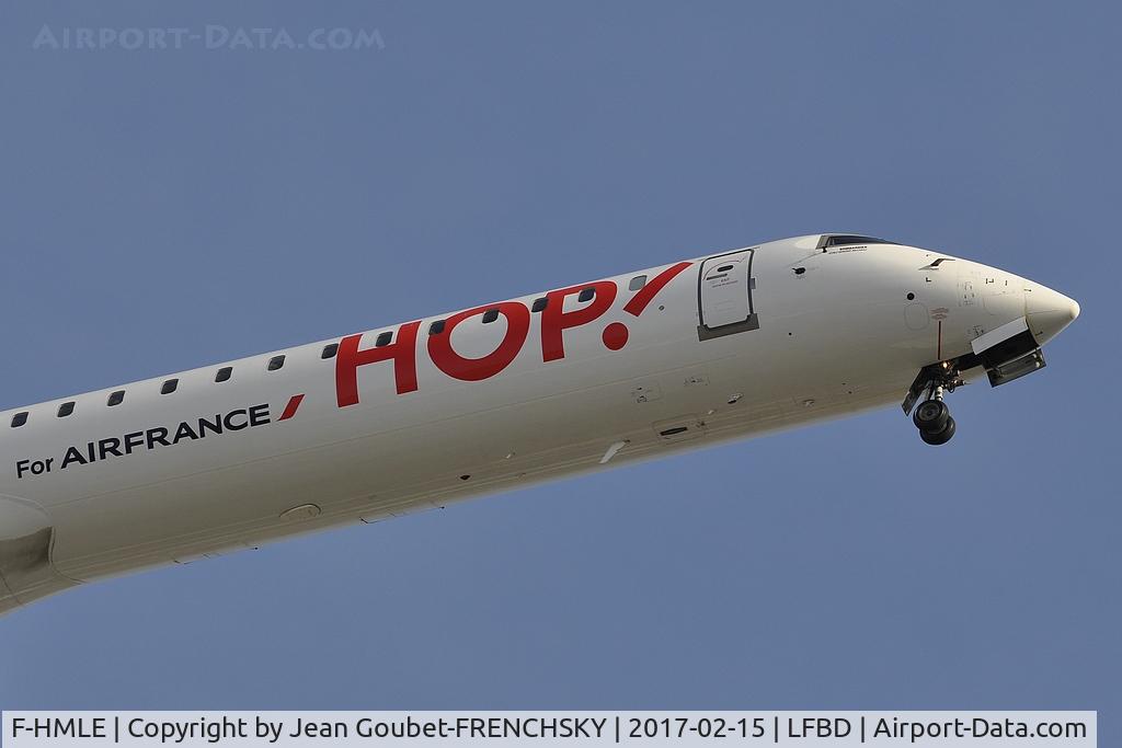 F-HMLE, 2010 Bombardier CRJ-1000EL NG (CL-600-2E25) C/N 19009, HOP A54128 from LYON landing 23