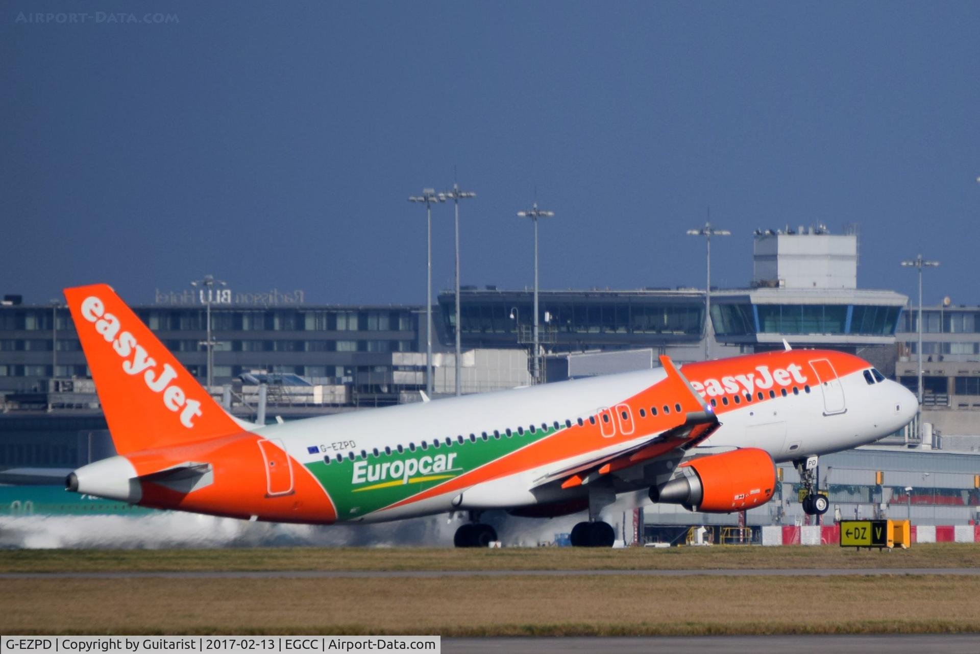 G-EZPD, 2015 Airbus A320-214 C/N 7040, At Manchester