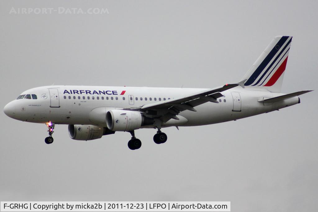 F-GRHG, 1999 Airbus A319-111 C/N 1036, Landing