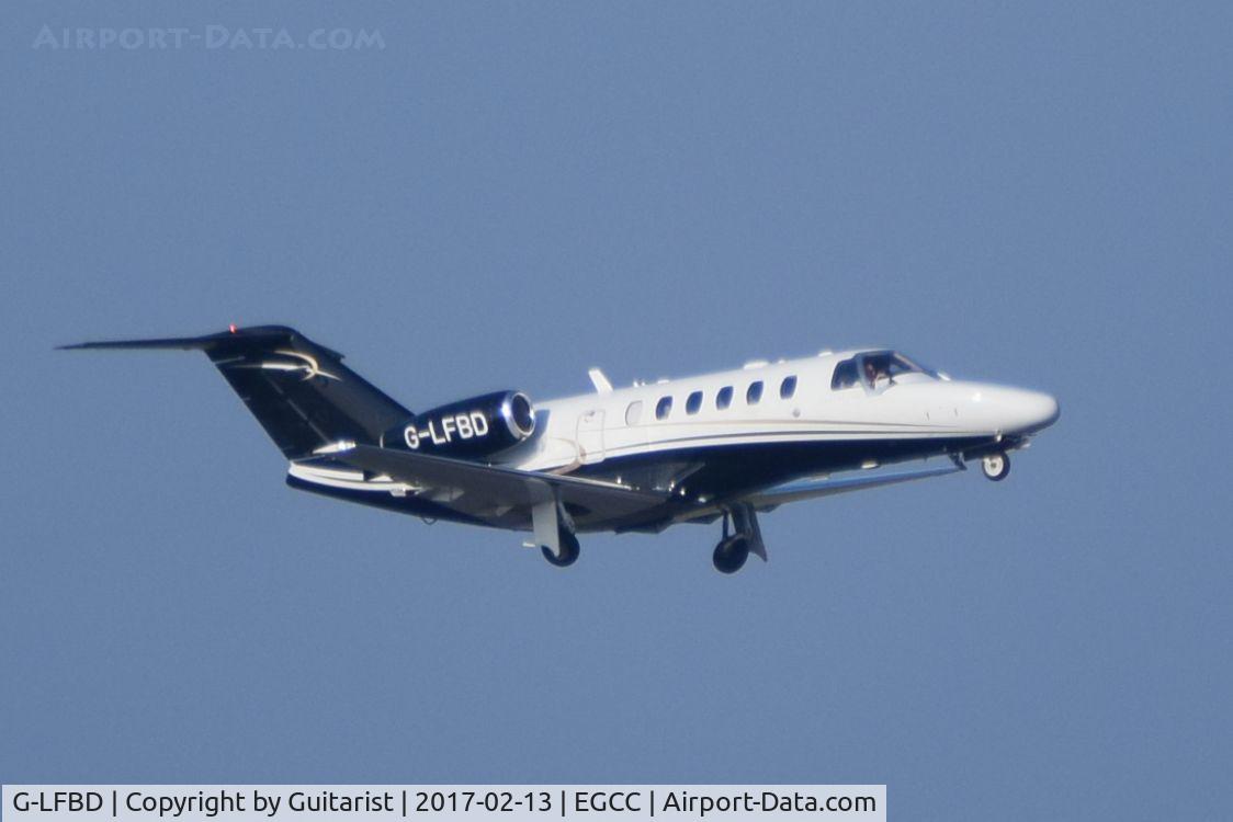 G-LFBD, 2013 Cessna 525A CitationJet CJ2 C/N 525A-0506, At Manchester