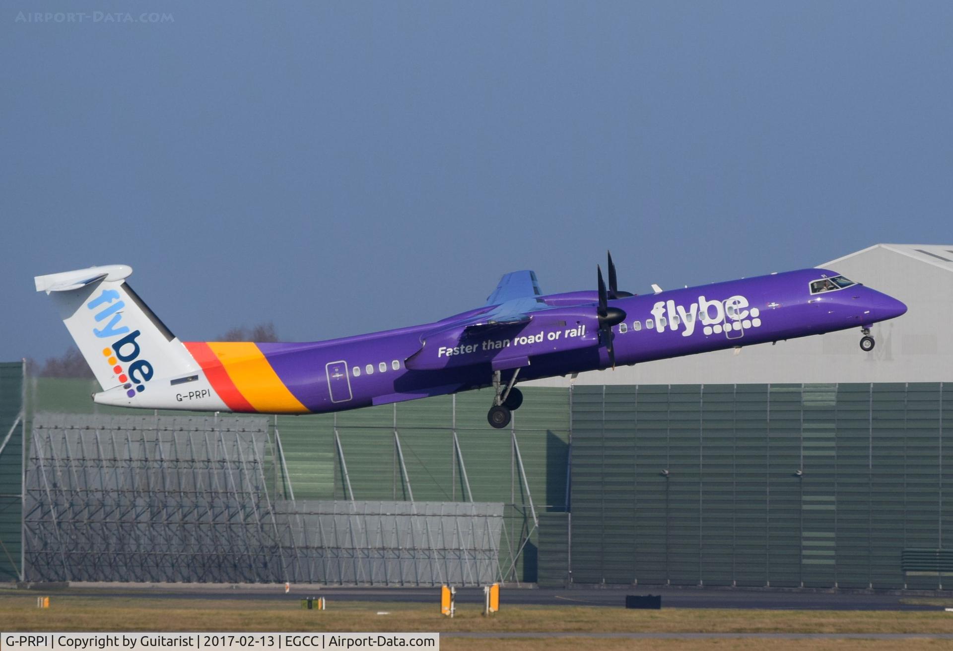 G-PRPI, 2008 Bombardier DHC-8-402 Dash 8 C/N 4204, At Manchester