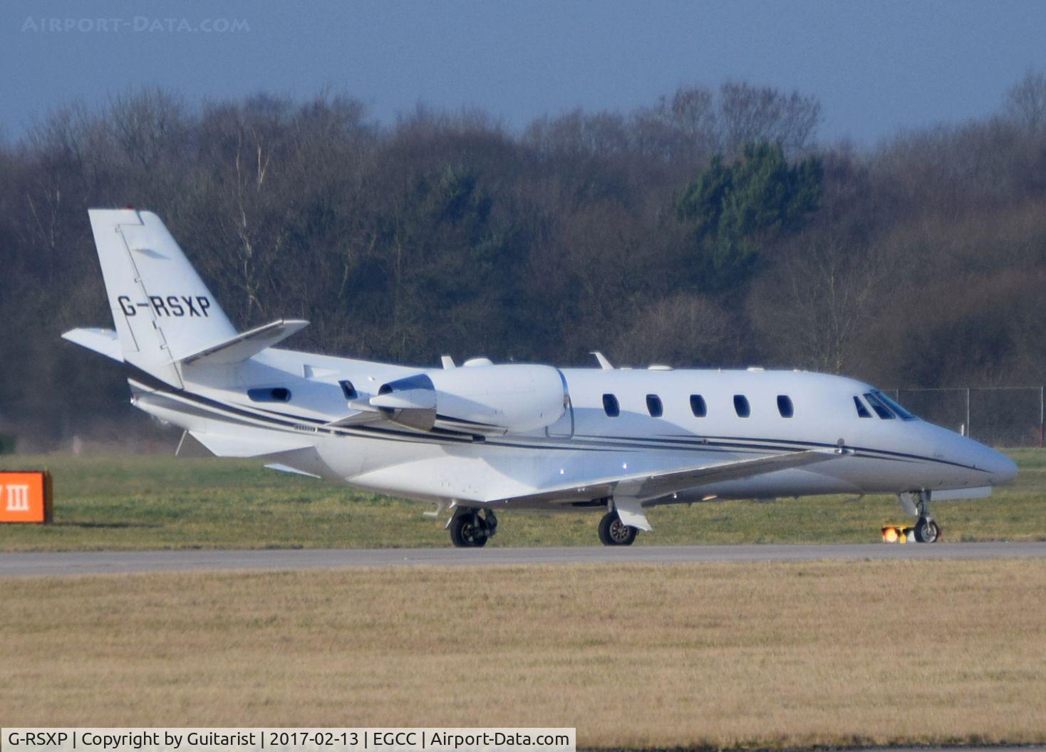 G-RSXP, 2015 Cessna 560XL Citation XLS C/N 560-6198, At Manchester
