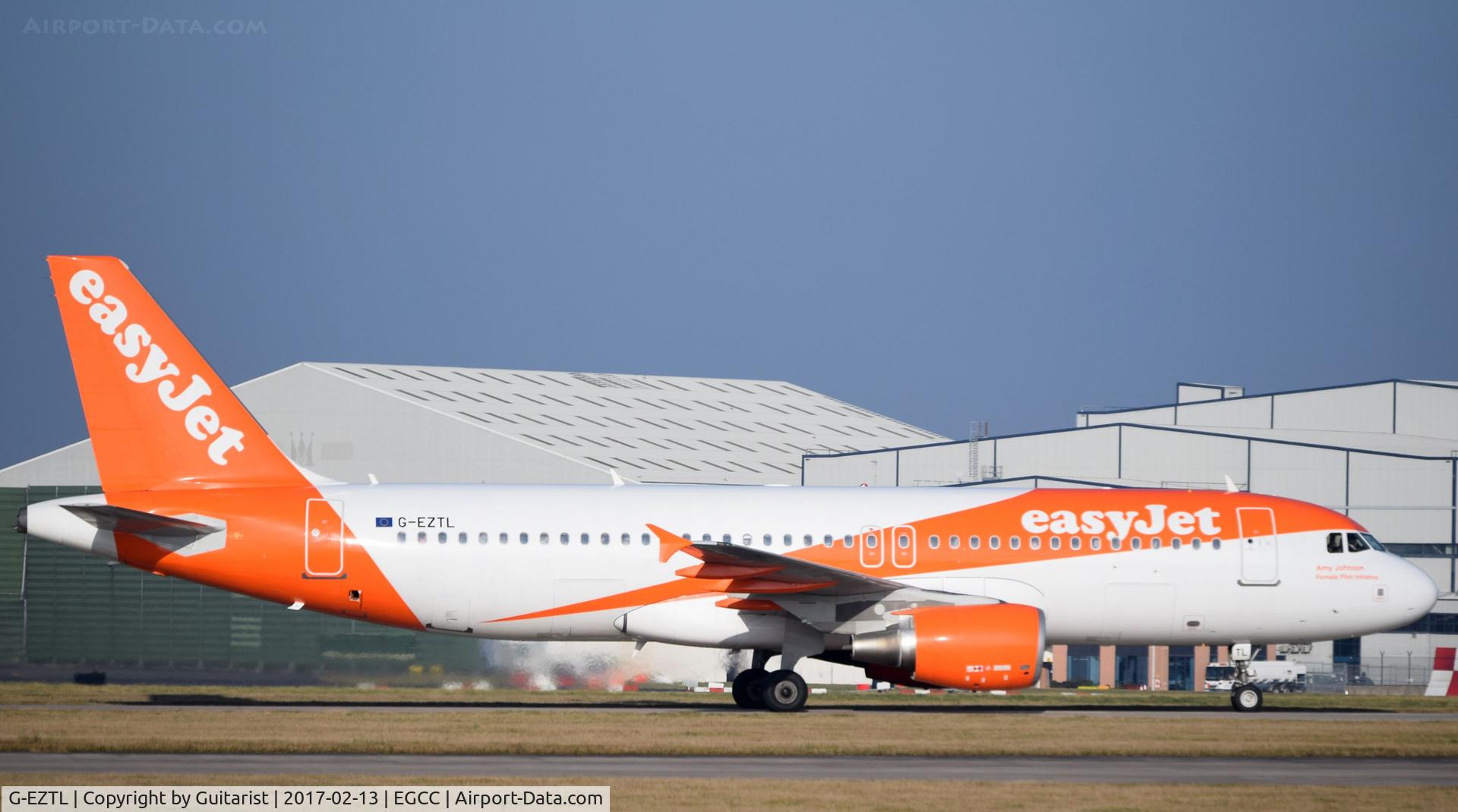 G-EZTL, 2009 Airbus A320-214 C/N 4012, At Manchester