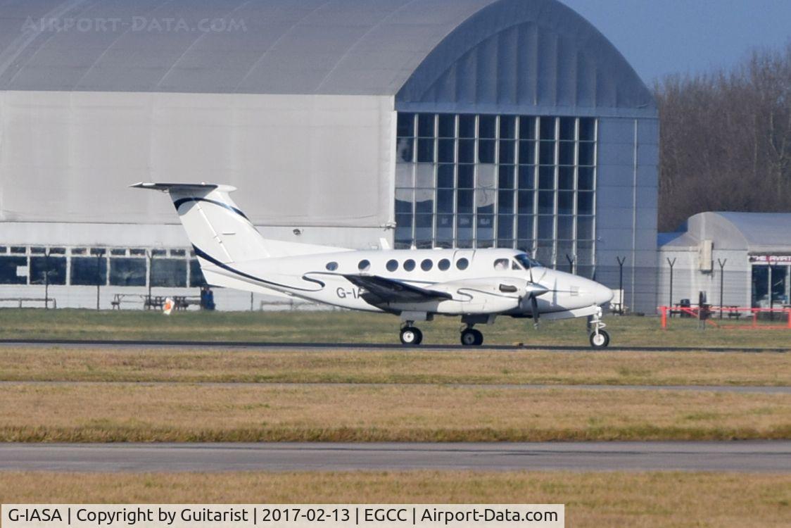 G-IASA, 1999 Raytheon B200 King Air C/N BB-1698, At Manchester