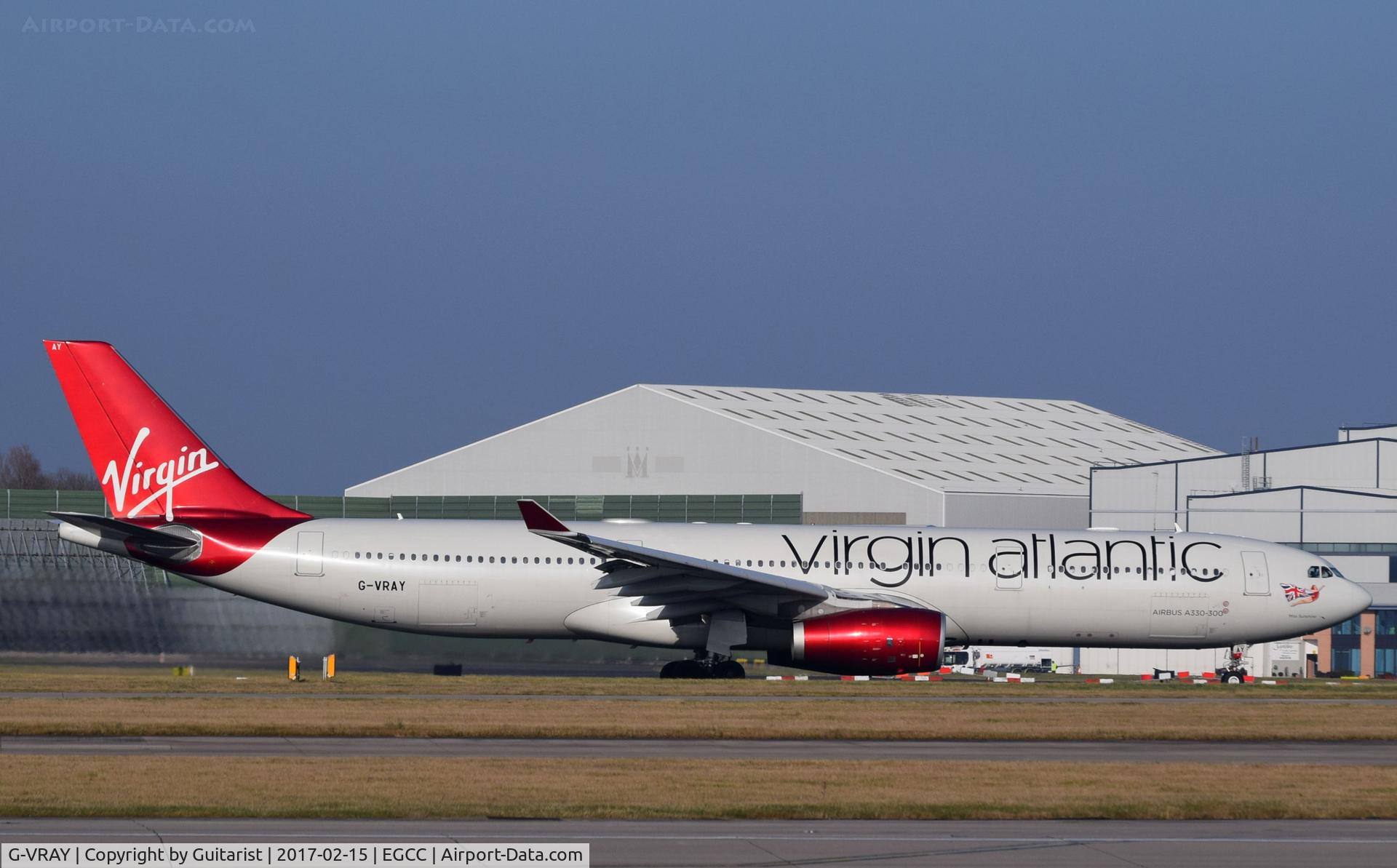 G-VRAY, 2012 Airbus A330-343X C/N 1296, At Manchester