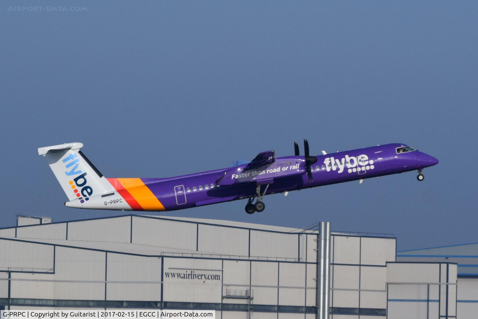 G-PRPC, 2010 Bombardier DHC-8-402 Dash 8 C/N 4338, At Manchester