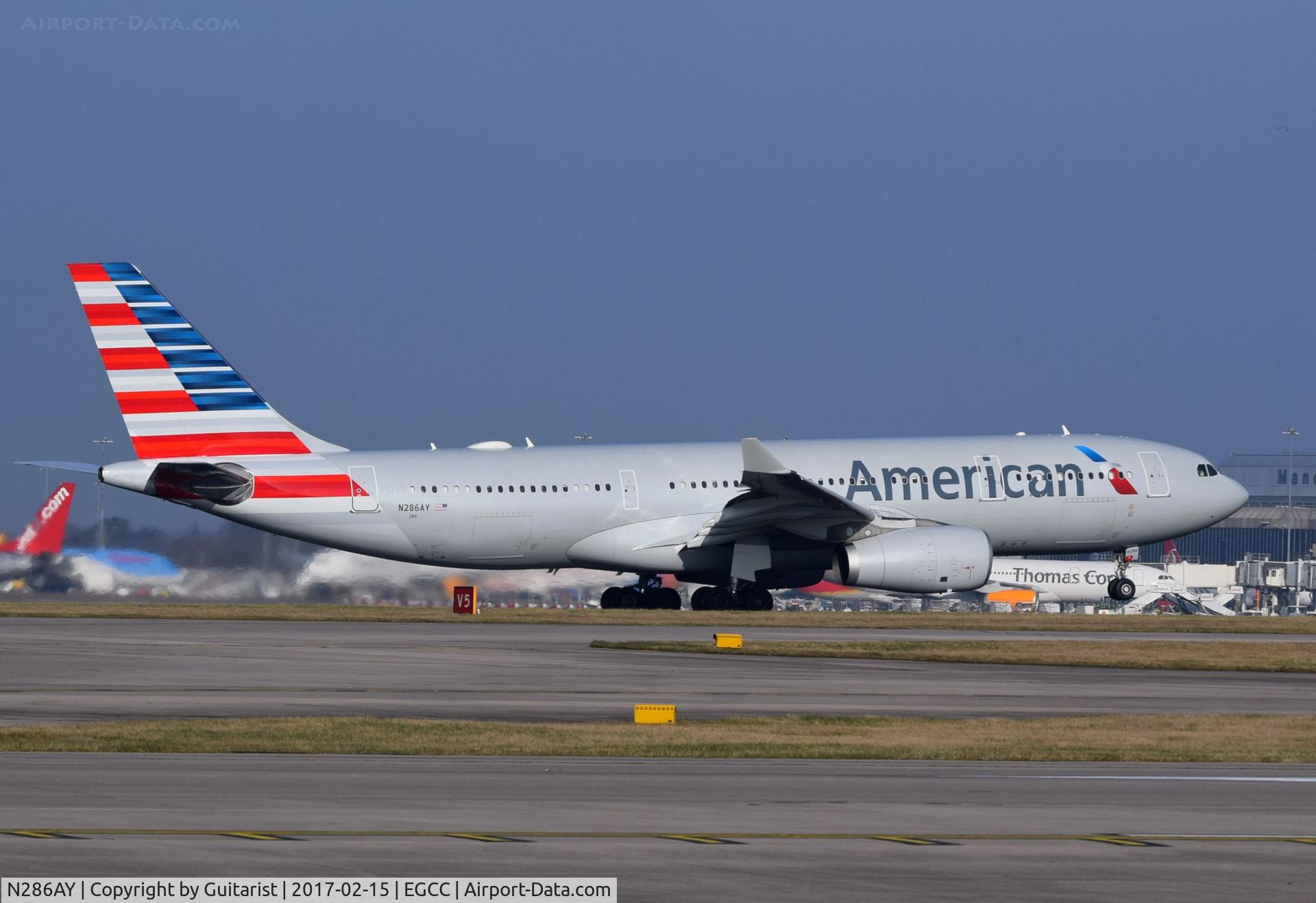N286AY, 2013 Airbus A330-243 C/N 1415, At Manchester