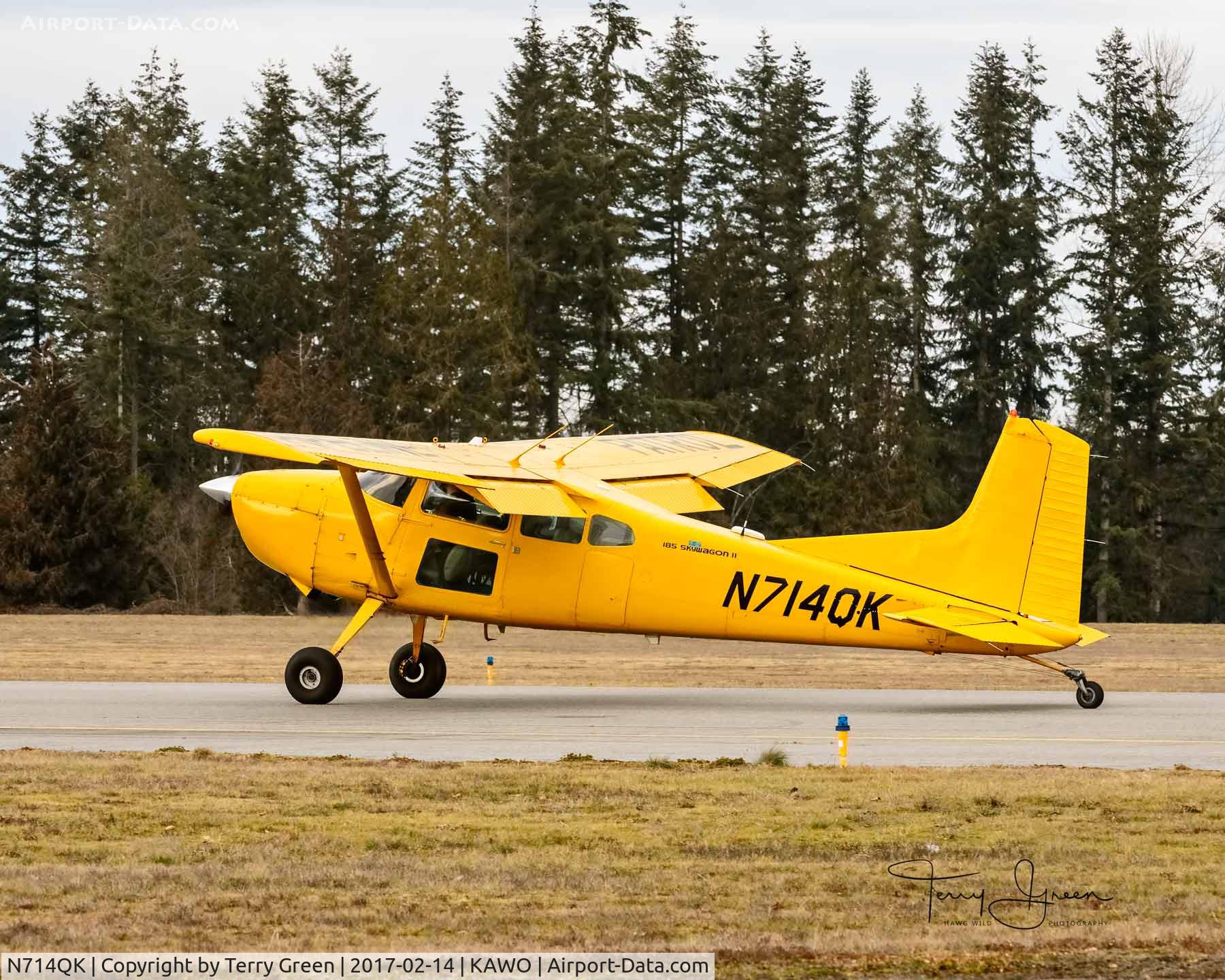 N714QK, 1983 Cessna A185F Skywagon 185 C/N 18504410, KAWO