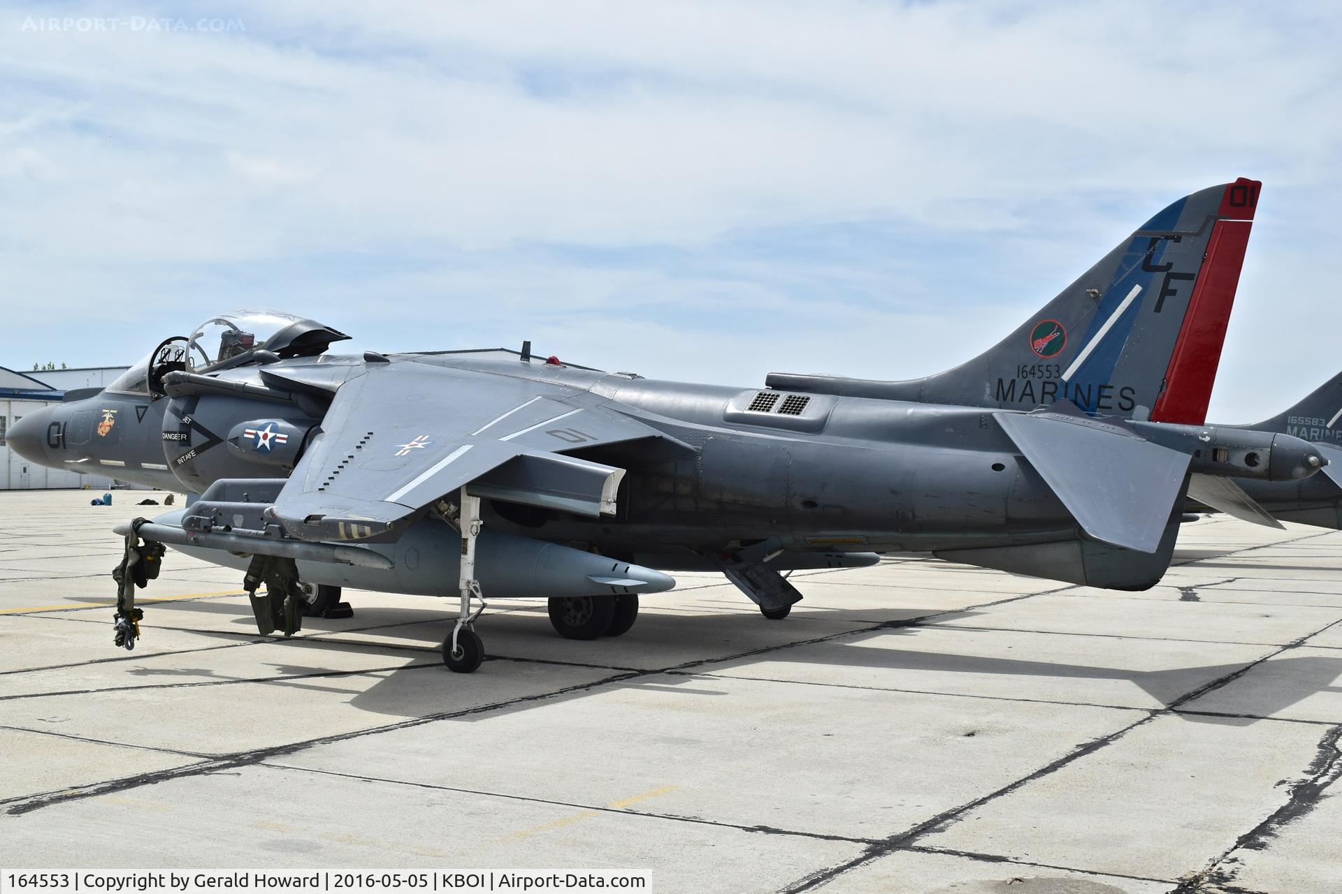 164553, McDonnell Douglas AV-8B+ Harrier II C/N 238, VMA-211 “Avengers”, MCAS Yuma, AZ.