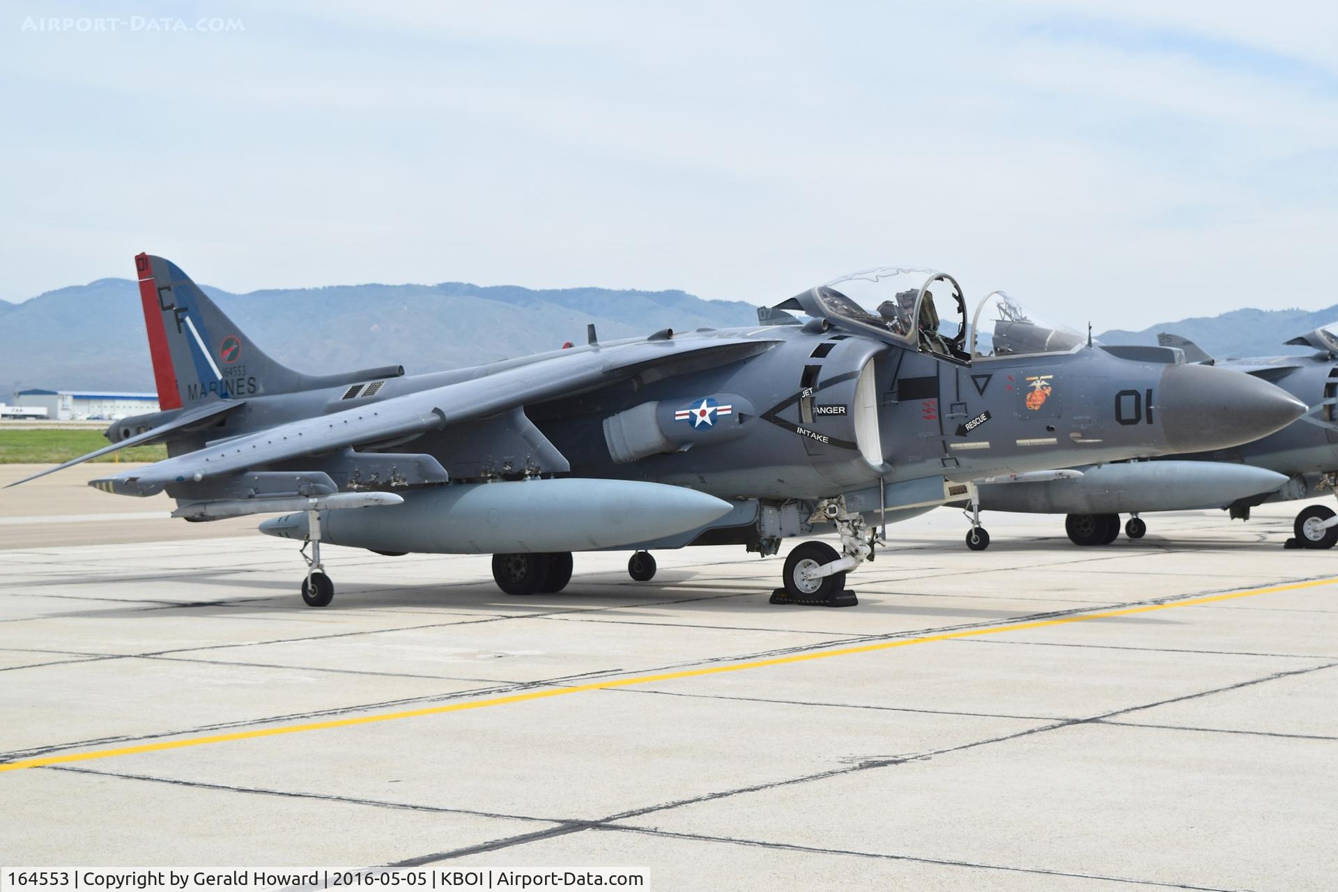 164553, McDonnell Douglas AV-8B+ Harrier II C/N 238, VMA-211 “Avengers”, MCAS Yuma, AZ.