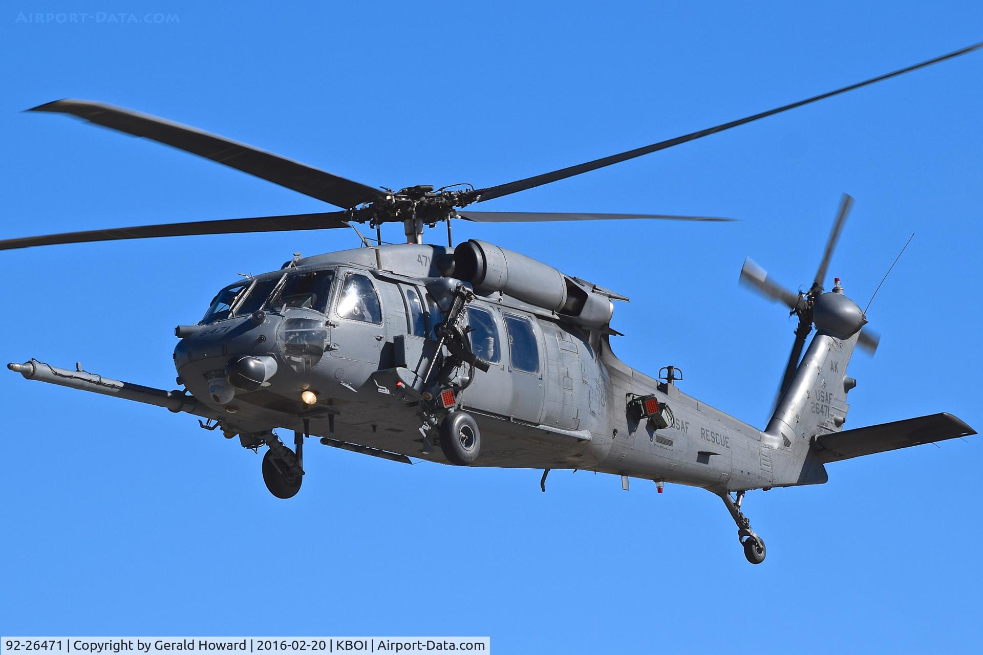 92-26471, 1992 Sikorsky HH-60G Pave Hawk C/N 70-2009, 210th Rescue Sq., 176th Wing, Alaska ANG