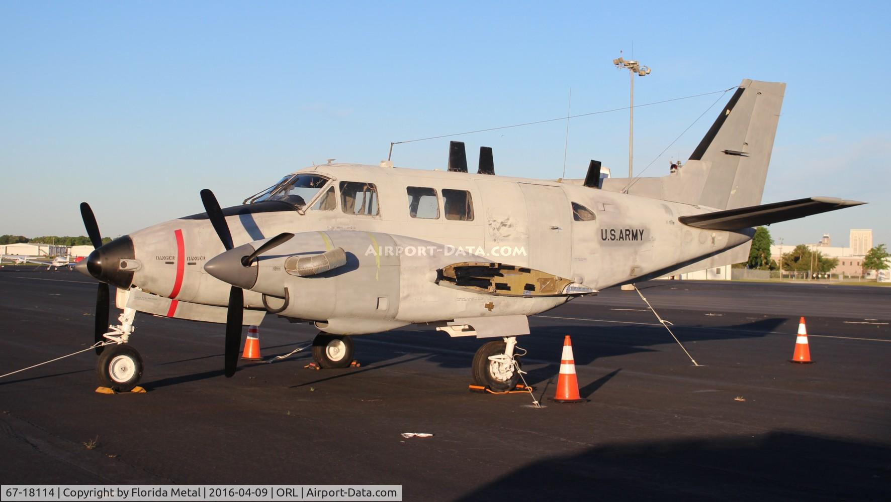 67-18114, 1967 Beech RU-21A Ute C/N LM-110, RU-21A